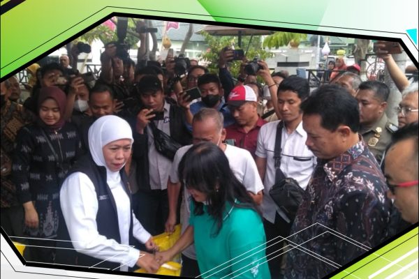 Gubernur Jawa Timur dan Walikota Madiun Hadiri Peningkatan Kapasitas bagi ASN Dan Peninjauan Pasar Murah dan Penyaluran Bantuan Sosial di Bakorwil I Madiun